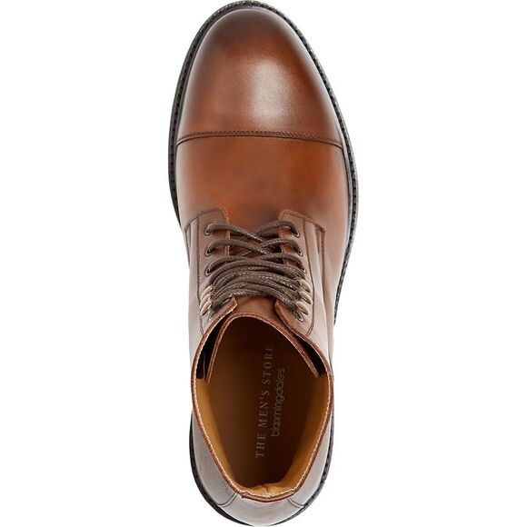 Private Label Other - Private Label Mens Livorno Brown Leather Cold Weathe Cap Toe Boots Shoes NWT